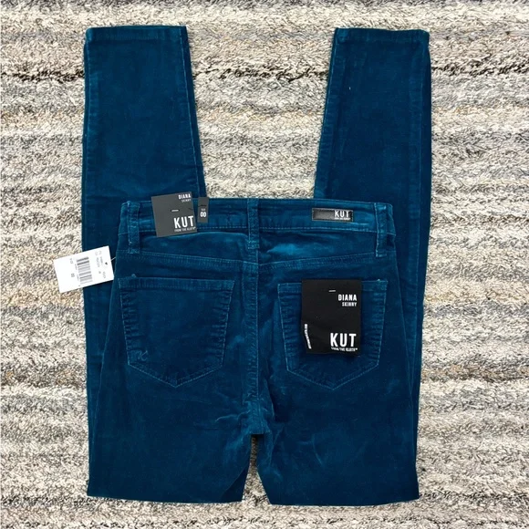 KUT From The Kloth Diana Skinny Jeans Sz 00 NWTKUT Croduroy Diana Skinny -